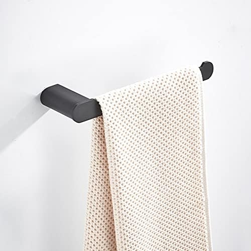 Durable Black Towel Rail for Bathroom