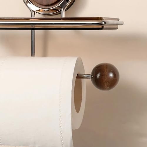Drill-Free Suction Toilet Paper Holder Durable Stylish Bathroom Essential