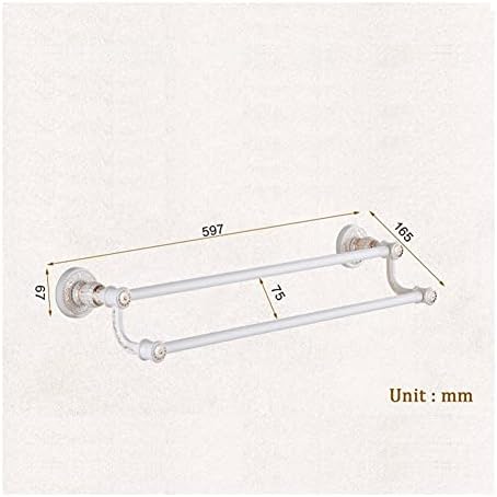 Vintage-Style Double Towel Bar