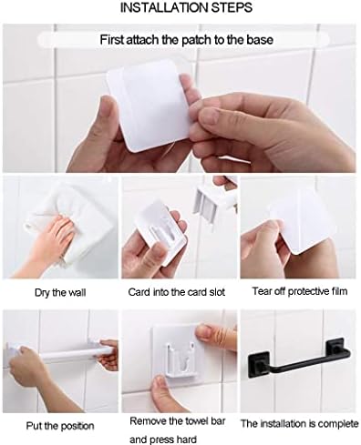 Self-Adhesive Towel Holders for Kitchen Bathroom