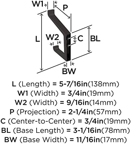 Baileigh Emerge Wall Hook Oil Rubbed Bronze
