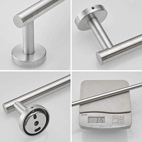 Stainless Steel Wall-Mounted Towel Holder Space-Saving Design for Minutes