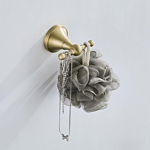 Flybath antique brass towel hook bathroom wall mount