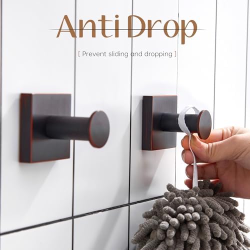 Secure Robe Hook stainless steel oil rubbed bronze