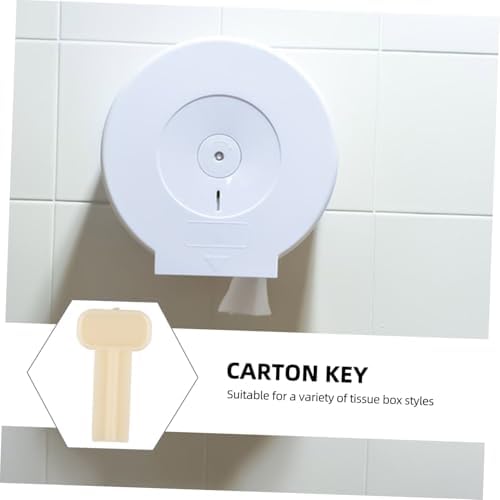 Hohopeti Bathroom Paper Roll Holder Box Key Replacement