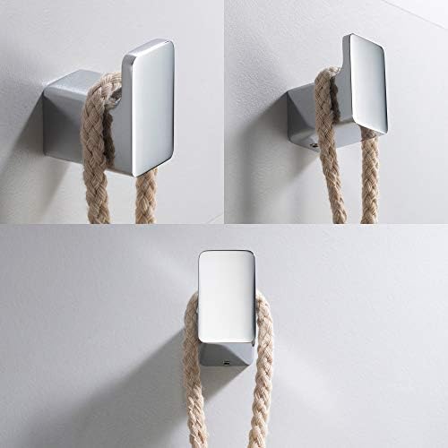 Sleek Chrome Bathroom Robe Hook