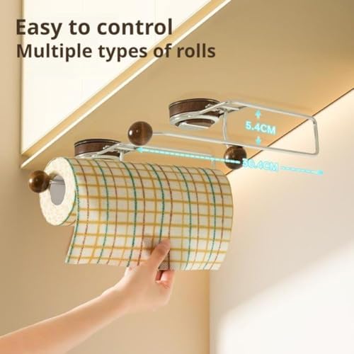 Premium Toilet Paper Holder with Suction Cup No Drilling Installation