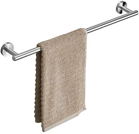 Stainless Steel Wall-Mounted Towel Holder Space-Saving Design for Minutes