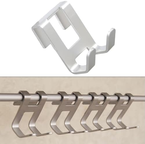 Stylish Space Aluminum Metal Shower Door Hook