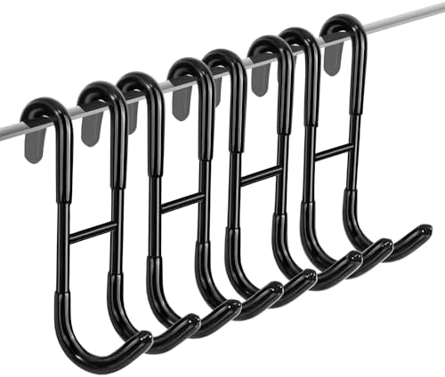 4-Piece Essential Bathroom Hooks For Frameless Showers