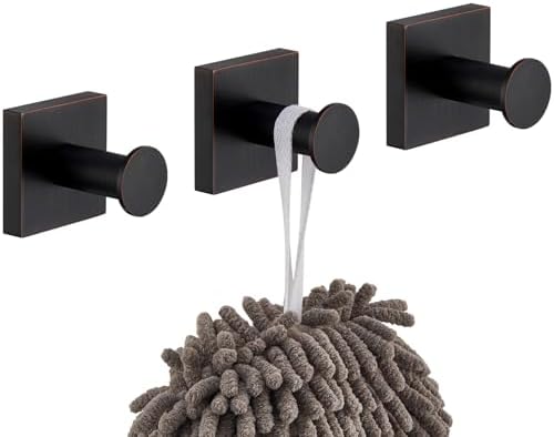 Secure Robe Hook stainless steel oil rubbed bronze