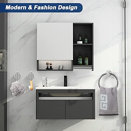 NearMoon 3-Piece Bath Set Rust-Resistant Modern Design