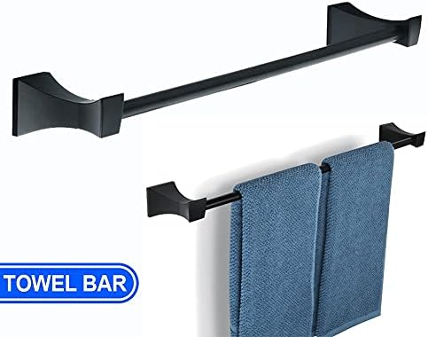black towel rail easy to mount