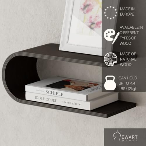 Wood Toilet Paper Holder Wall Mount for Multiple Rolls