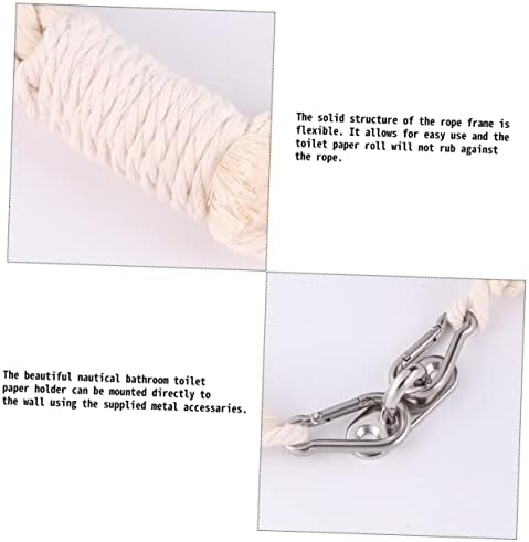 Angoily Coastal Rope Toilet Paper Holder