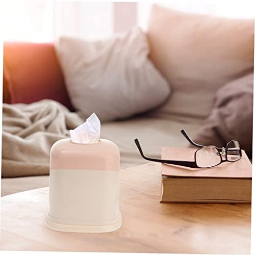 Hoement Creative Plastic Toilet Paper Holder Round Design