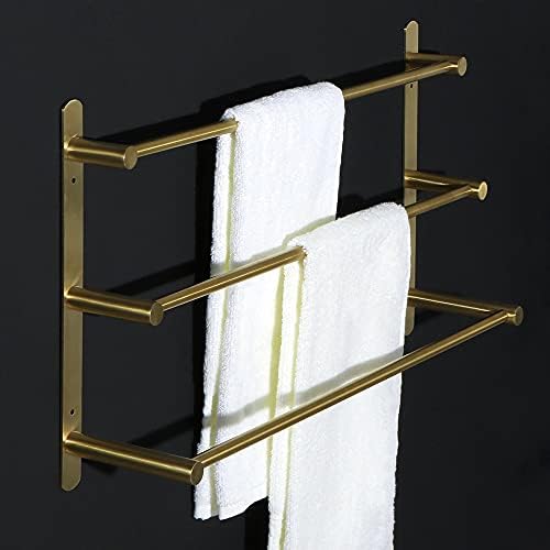 Stylish Durable 24-Inch Towel Rail with Matte Black Finish