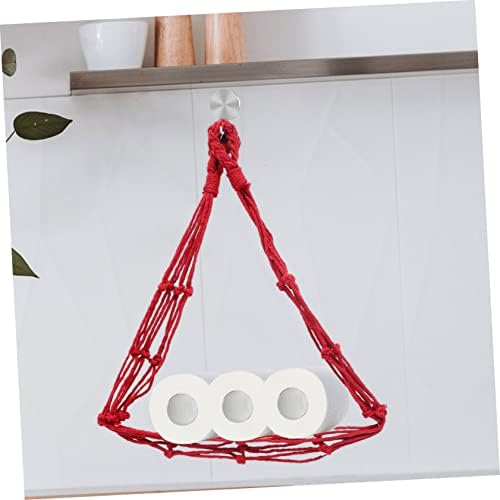 DOITOOL 3-Pack Cotton Toilet Paper Holders Set