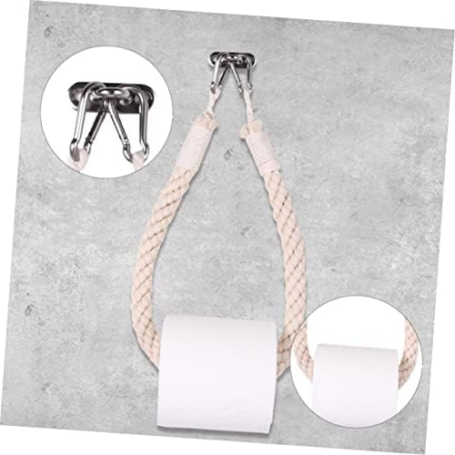 Nautical Rope Toilet Paper Holder Wall-Mounted Towel Rail