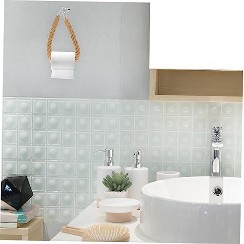 STOBOK Rustic Rope Toilet Paper Holder