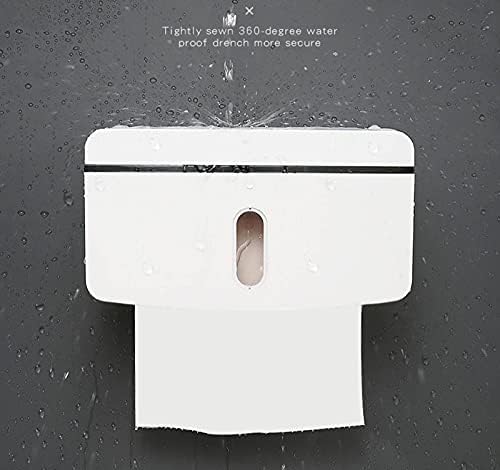 Self-Adhesive Toilet Roll Holder Waterproof No Drilling