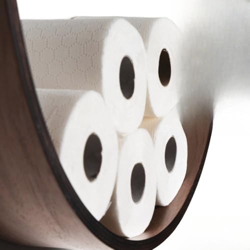 WUZHANHOak Toilet Paper Holder