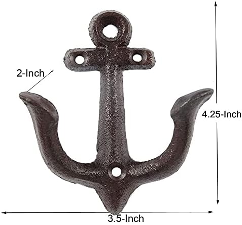 Nautical Wall Anchored Towel Holder by Yangmei
