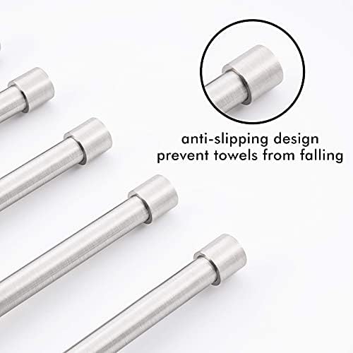 6-Bar Swivel Towel Hanger Rust-Resistant Space-Saving