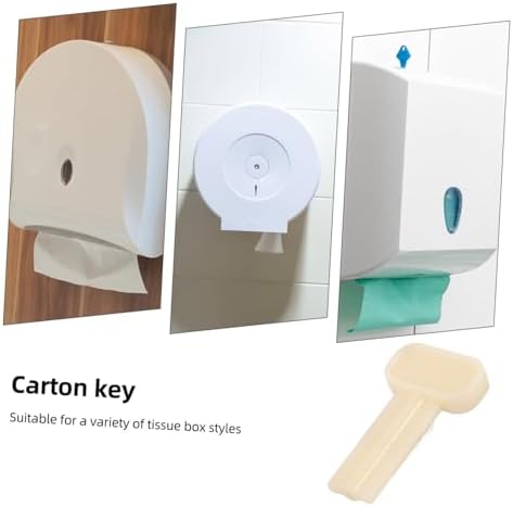 Hohopeti Bathroom Paper Roll Holder Box Key Replacement