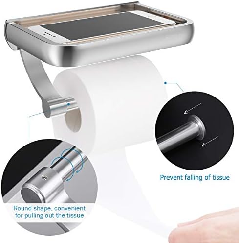 Stylish Tissue Holder for Your Bathroom Display Phone with Storage