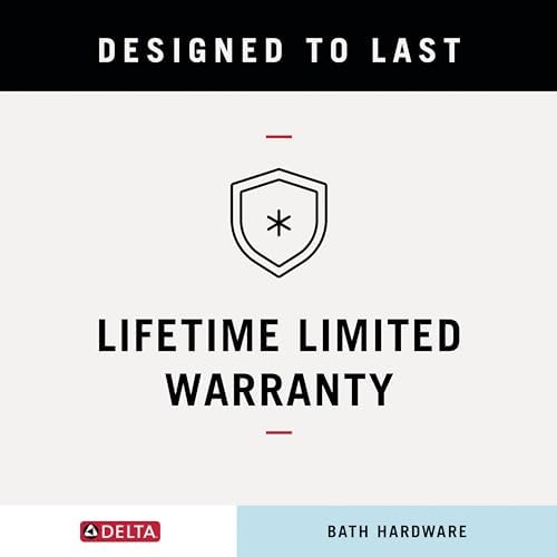 Delta Lahara Wall-Mounted Towel Rack for Compact Bathroom Storage