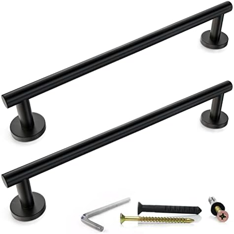 SAYONEYES Matte Black Towel Bar 18 Inch