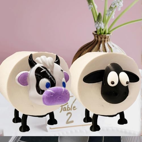 Funny Sheep Toilet Paper Holder Bathroom Animal decor