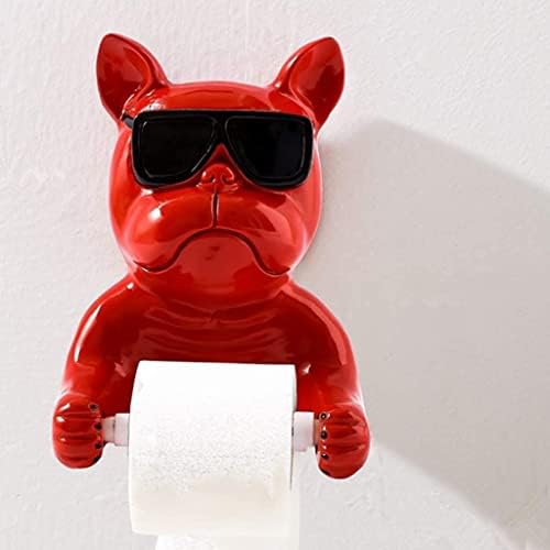 Dog Toilet Paper Holder with Punching Jar Durable and Space-Saving