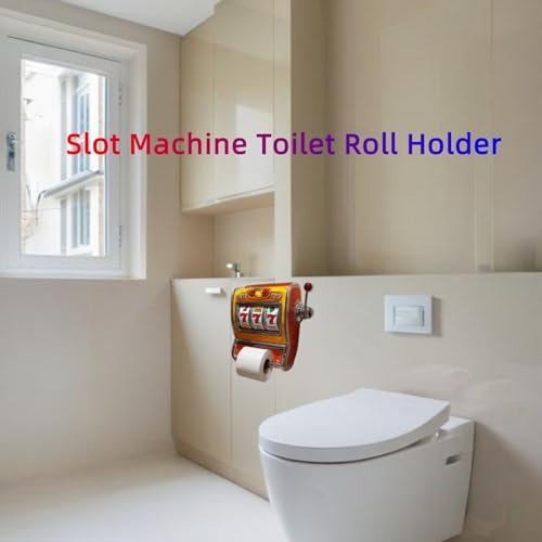 VegasMagic Slot Machine Toilet Roll Holder