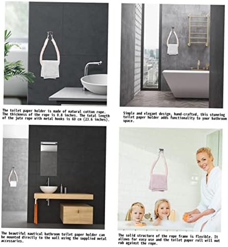 Angoily Coastal Rope Toilet Paper Holder