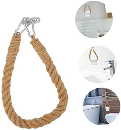 STOBOK Rustic Rope Toilet Paper Holder
