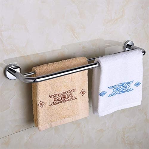 Wall-Mounted Double Towel Rail 60cm Stainless Steel