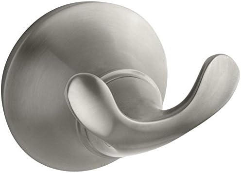 Vibrant Brushed Nickel Robe Hook
