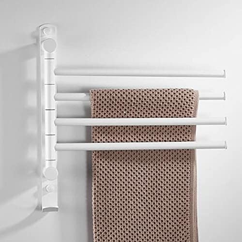 Perfect Towel Rail Bathroom Towel Holder with Swivel Wall-MountedSpace-Saving Towel Organization
