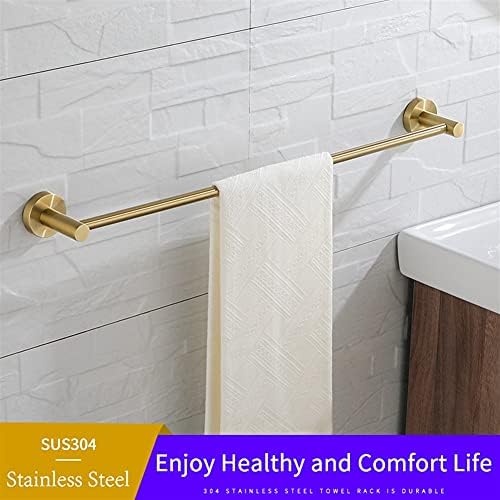 Single-Gold-Brailed Towel Rail