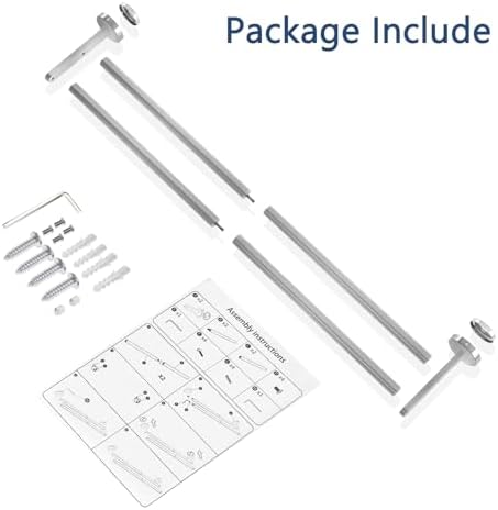 Double Towel Bar 24 Inch Black Stainless Steel Towel Holder
