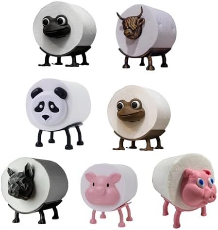 Charming Animal Toilet Holder for Bathroom or Kitchen