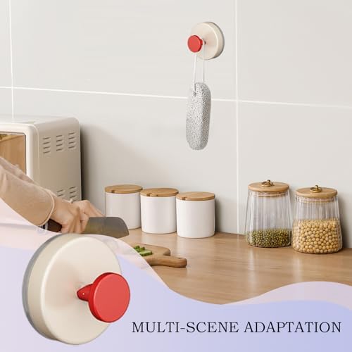 No Drill Suction Cup Towel Hooks for Shower