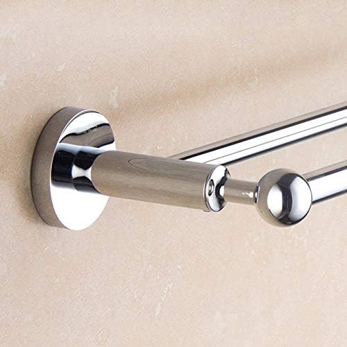 BOCbco Stainless Steel Double Towel Bars Wall-Mounted