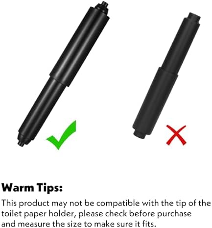 Adjustable 2-Piece Toilet Paper Holders for Home