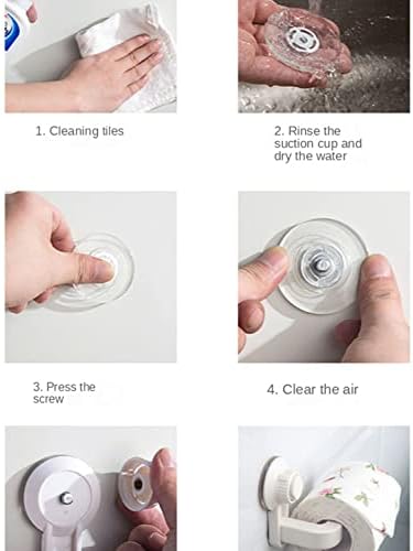 Exceptional Suction Cup Wall-Mounted Towel Holder Waterproof Kitchen Bathroom Storage