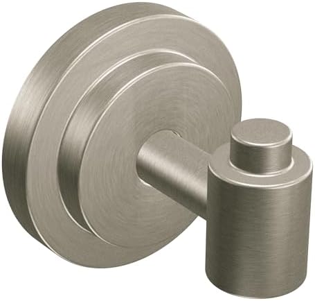 M Oen DN0703BN Iso Modern Robe Hook Brushed Nickel