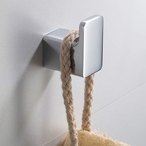 Sleek Chrome Bathroom Robe Hook