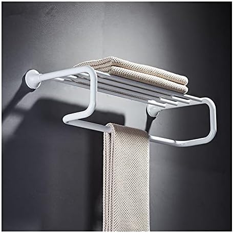 Wall-Mounted Bathroom Towel Rack Antique Brass 60cm